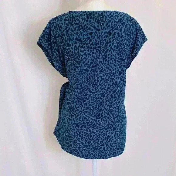 Como Vintage Leopard Blouse with side tie - Picture 4 of 6